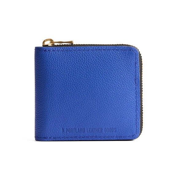 Portland Leather Goods Small Zipper Bifold Wallet - Picture 1 of 6
